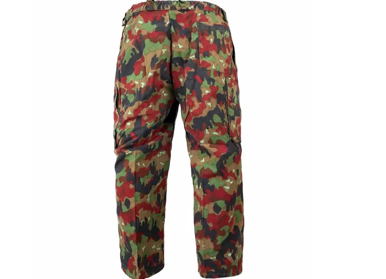 Original Swiss Army Pants Camo Surplus Alpentarn Alpenflage Field Combat M83