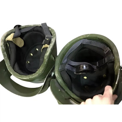 Original K6-3 6B6-3 titanium helmet, with visor Russian and Soviet spetsnaz helmet. Bulletproof Class: 2.