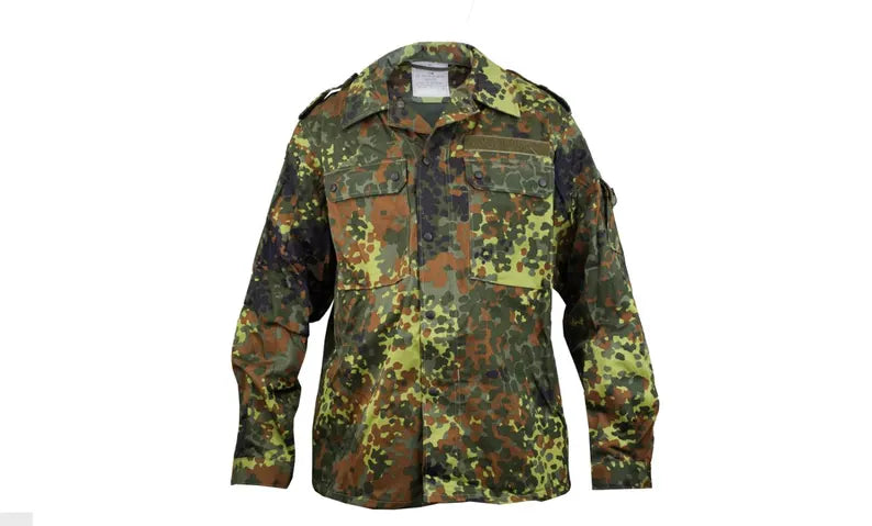 Original Bundeswehr ''German army" field tactical combat Shirt/Jacket Flecktarn camo.