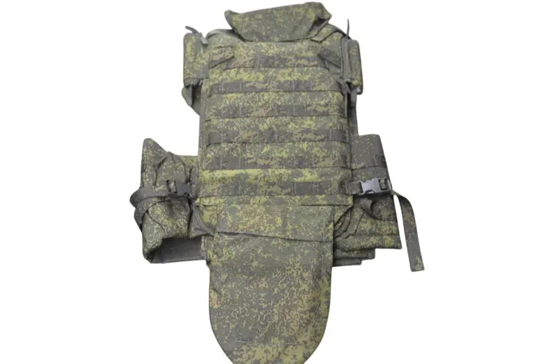 Russian Ratnik Body armor "6B45" Gen. 5 Repro, Assault Heavy Set so-called (Juggernaut), EMR Flora camo.