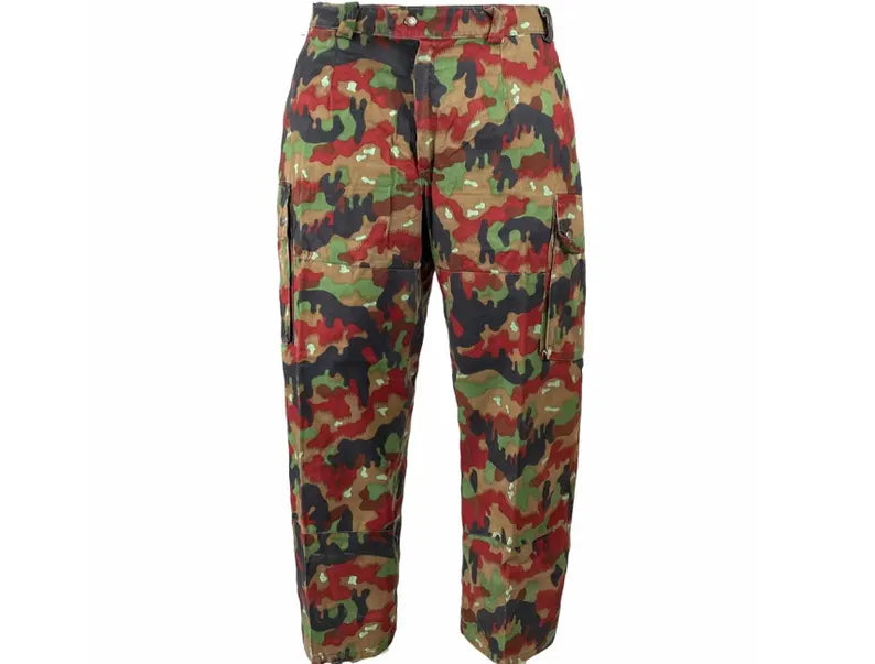 Original Swiss Army Pants Camo Surplus Alpentarn Alpenflage Field Combat M83