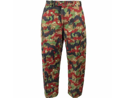 Original Swiss Army Pants Camo Surplus Alpentarn Alpenflage Field Combat M83