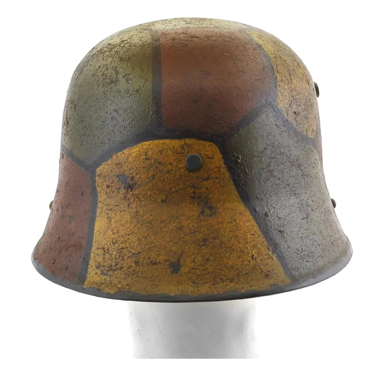 Stahlhelm M16 - WW 1 German Empire Western Front Mimikri camo steel helmet Repro.