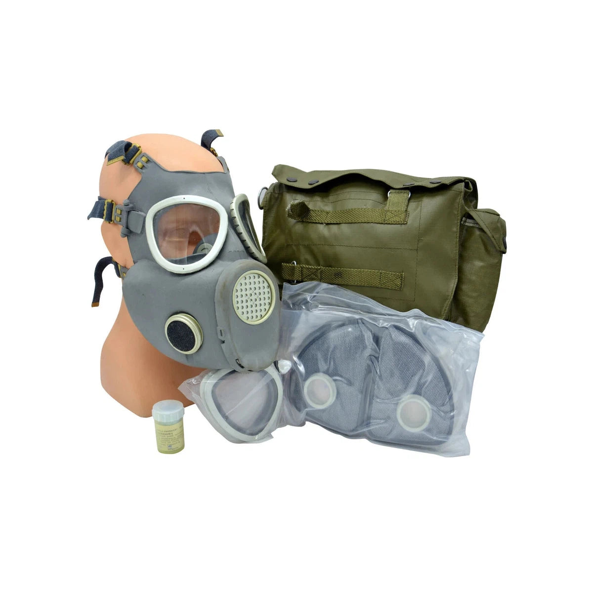 Polish Military MP4 Gas Mask With Bag & Filter